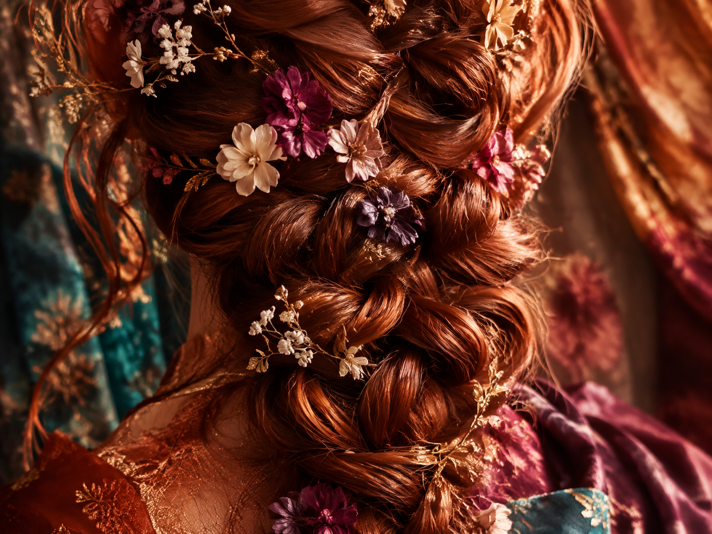 Hair styling tools and finished look